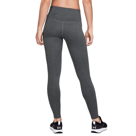 Under Armour Women's ColdGear Armour Heathered Leggings XS Gray NWT Retail $50 - Picture 2 of 2